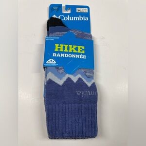 columbia hiking crew merino wool socks size medium US M6-9, W8-11.5